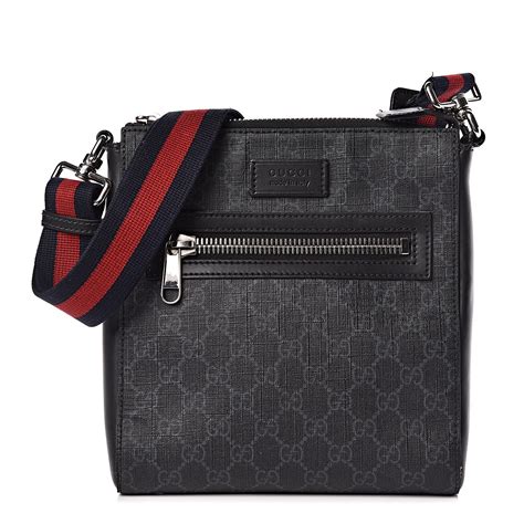 gucci gg black small messenger bag|gucci gg small messenger bag.